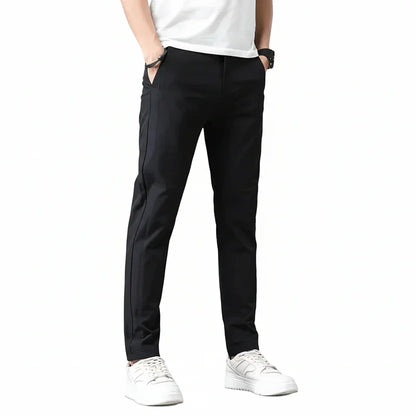 2024 Spring Summer Ultra-Thin Men'S Stretch Slim Straight Casual Pants High Quality Fashion Breathable Golf Sports Trousers